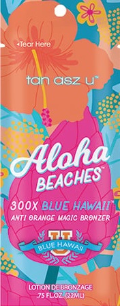 Aloha Beaches 300X Blue Hawaii Magic Bronzer Packet 