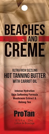 Beaches and Creme Sizzling Hot Tanning Butter Packet