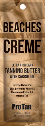 Beaches and Creme Tanning Lotion Packet