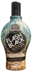 European Gold FLASH BLACK 4000X Bronzer 12 oz