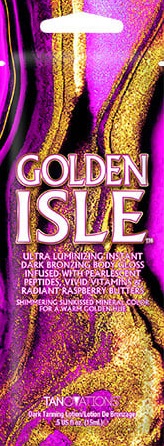 Tanovations GOLDEN ISLE Dark Bronzing Body Gloss  Packet