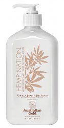 Hemp Nation Vanilla Bean and Pistachio Tan Extender Moisturizer 18 oz