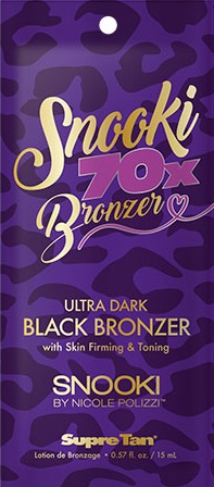 Snooki Ultra Dark 70X Black Bronzer Packet