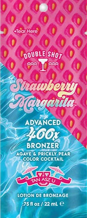 Double Shot Strawberry Margarita 400X Bronzer Packet