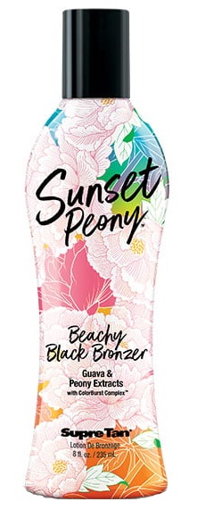 Supre Tan Sunset Peony Black Bronzer 8 oz