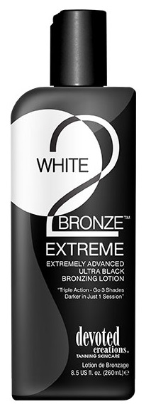 White 2 Bronze Extreme Tanning Lotion 8.5 oz