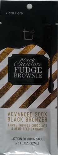 Black Chocolate Fudge Brownie Packet