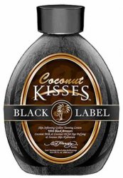 Tanovations Coconut Kisses Black Label Tanning Lotion with Black Bronzers 