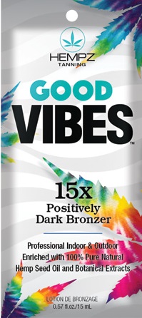 Hempz Good Vibes 15X Dark Bronzer Packet