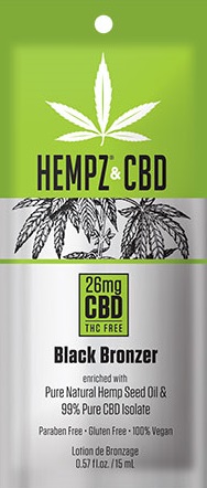 Hempz and CBD Black Bronzer Packet